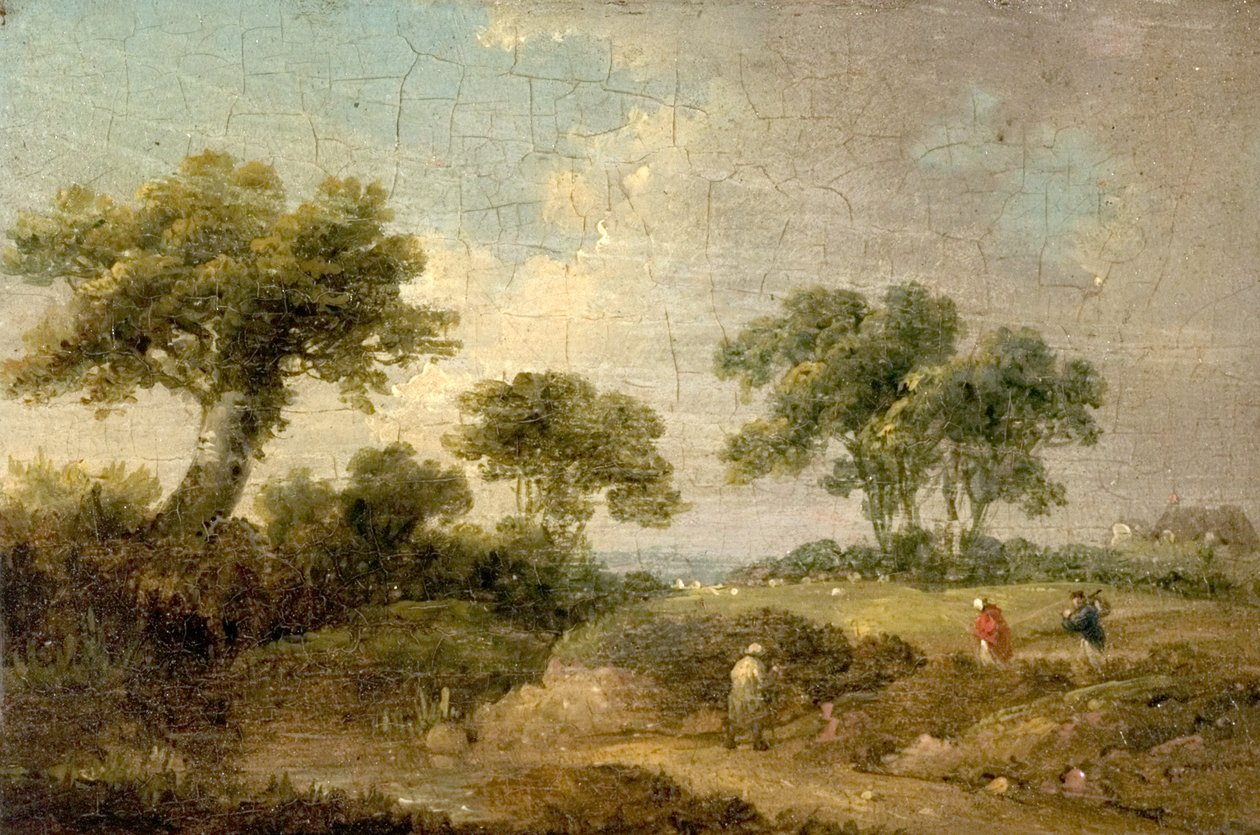Paisagem com figuras de George Morland