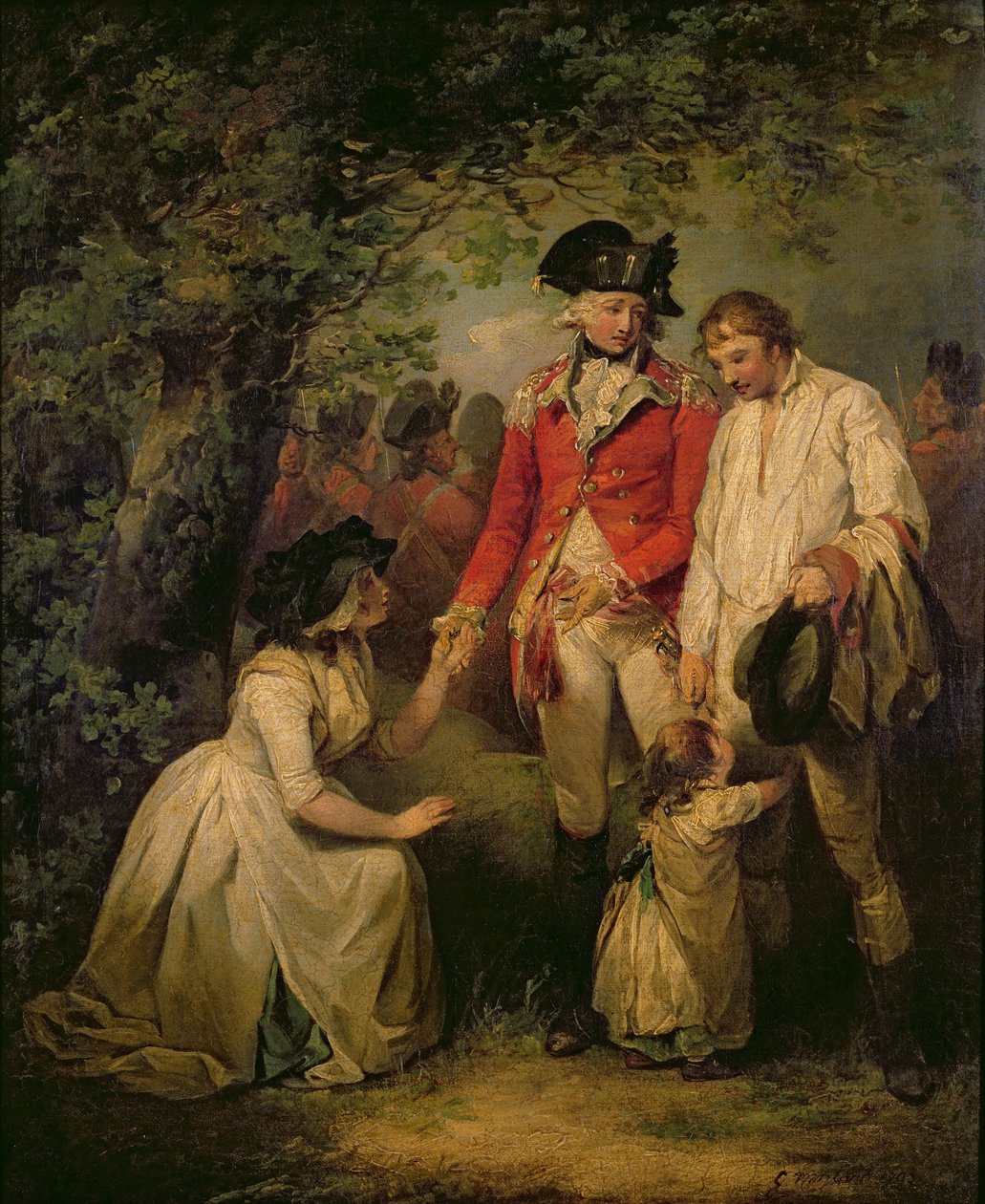 O desertor perdoou, 1792 de George Morland