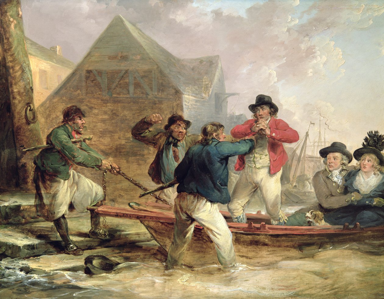 O Pressgang, 1790 de George Morland