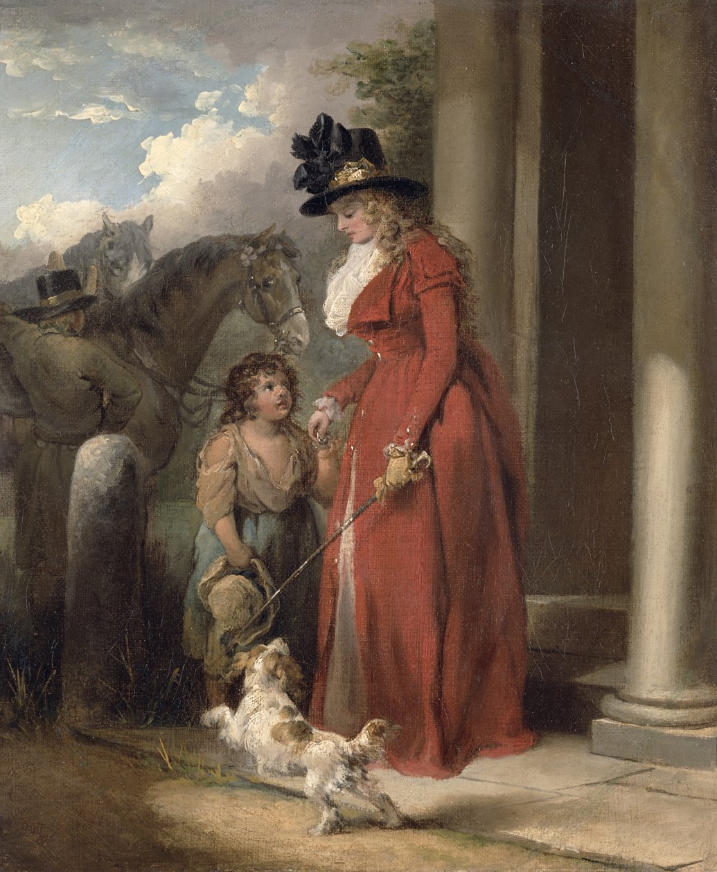 A porta do latifundiário, c.1790 de George Morland
