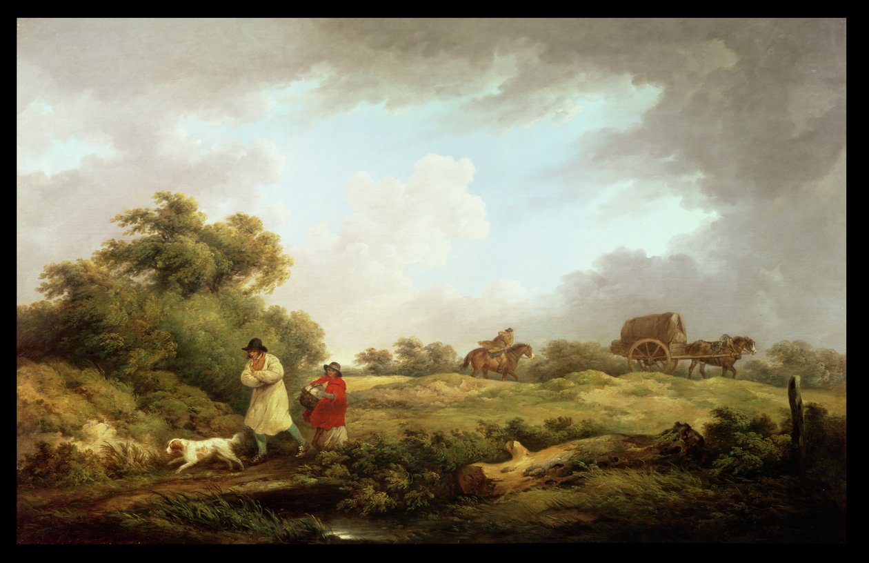 Dia ventoso de George Morland