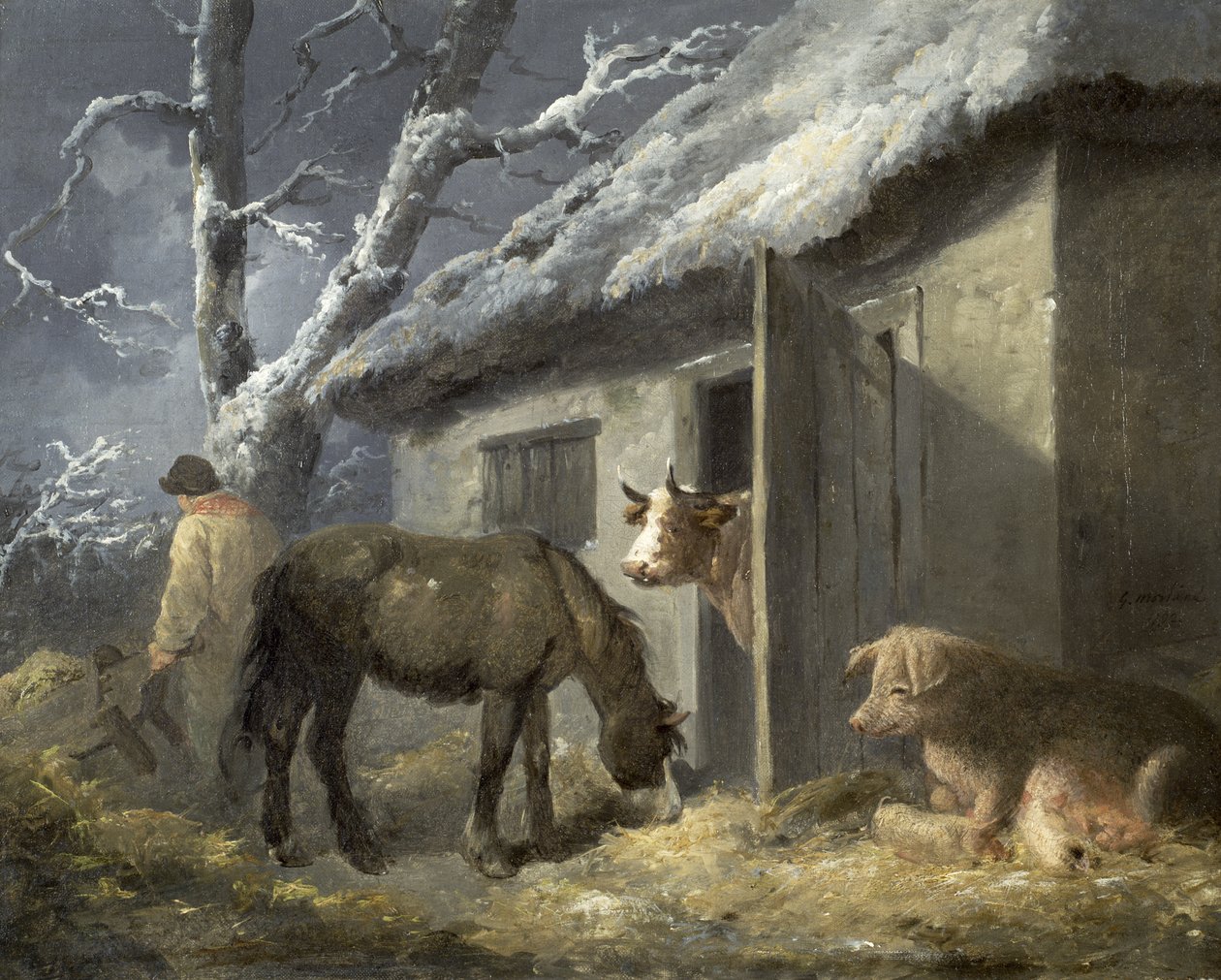 Pátio de Inverno de George Morland