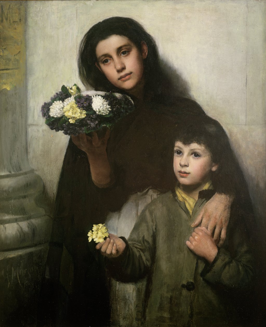 Compre um bando de flores bonitas, 1883 de George Morton
