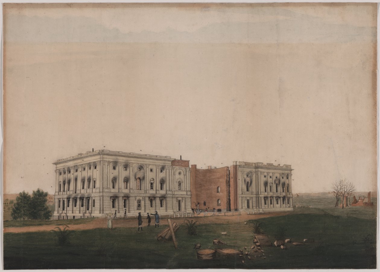 Capitólio dos EUA 1814 de George Munger
