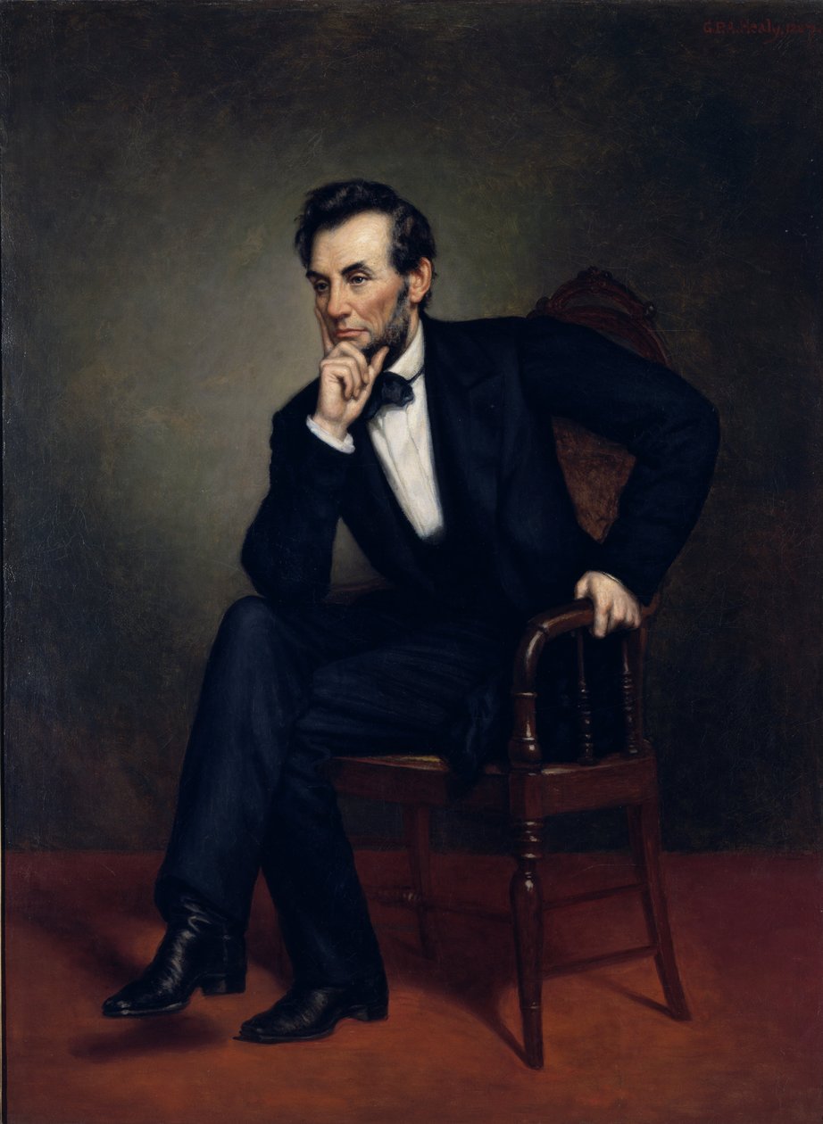 Retrato de Abraham Lincoln (1887) de George Peter Alexander Healy