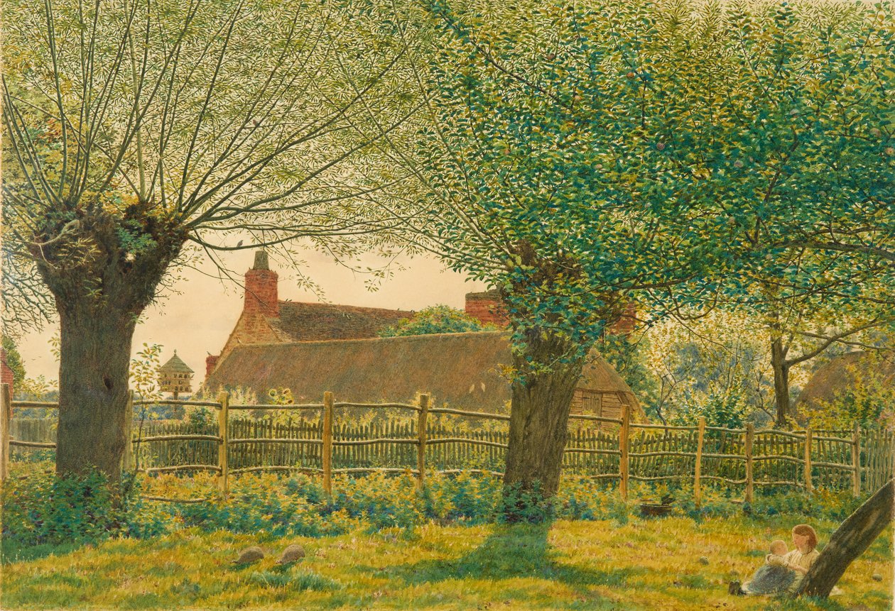Em Binsey, perto de Oxford, 1862 de George Price Boyce