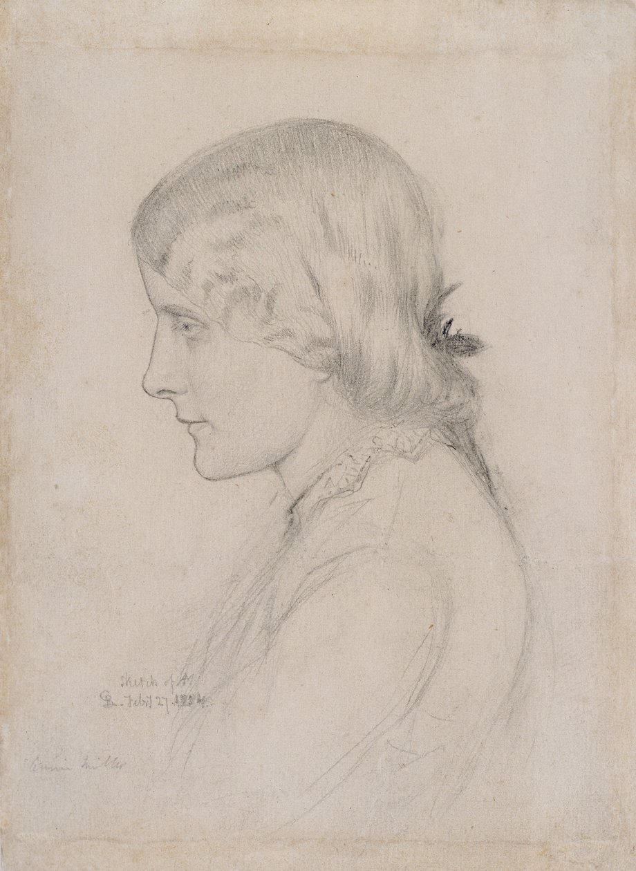 Retrato de Annie Miller, 1854 de George Price Boyce
