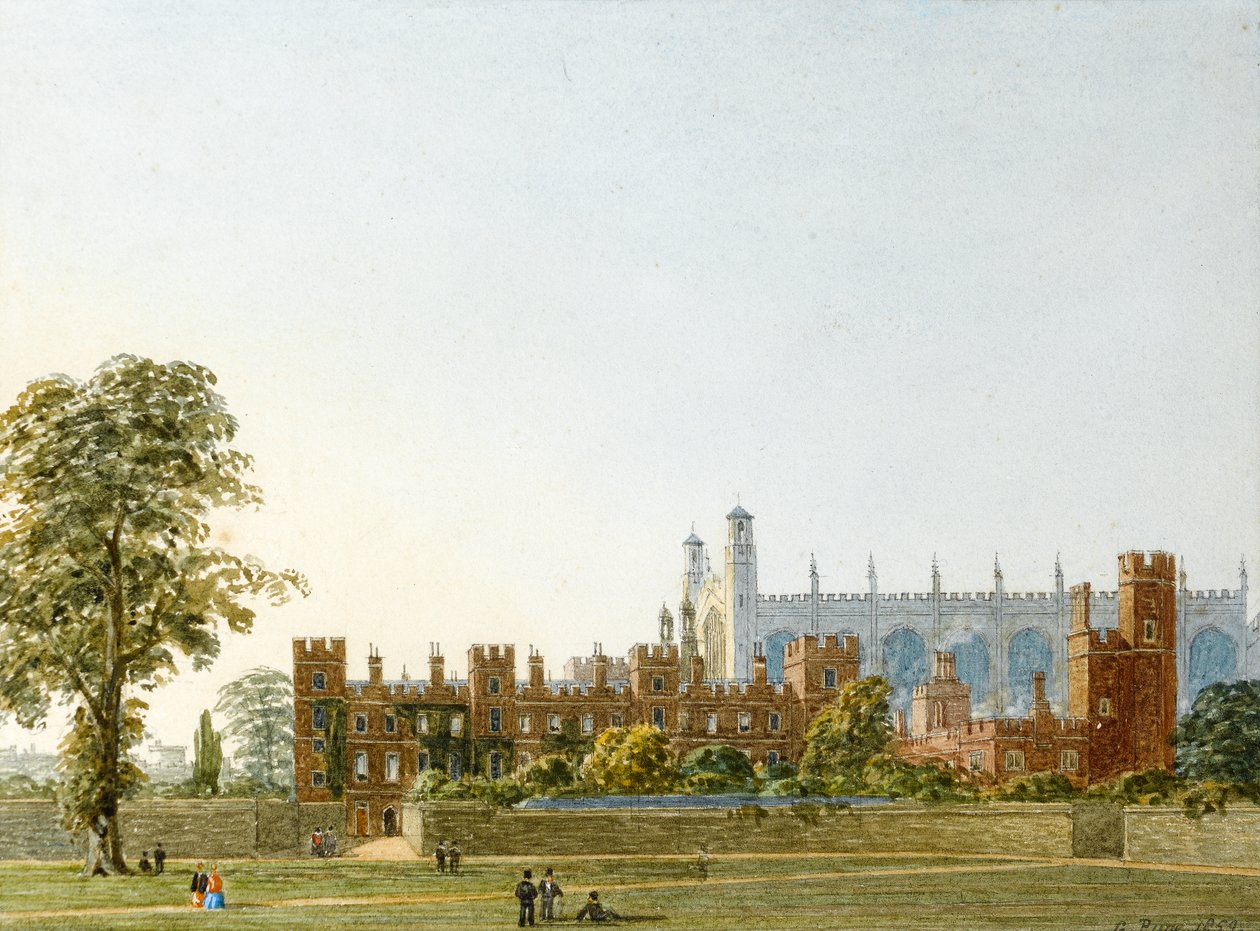 Eton College, 1859 (wc no papel) de George Pyne