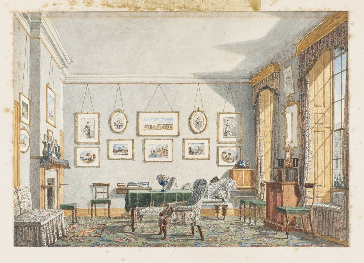 George James Drummonds Room em Oxford, 1853 de George Pyne