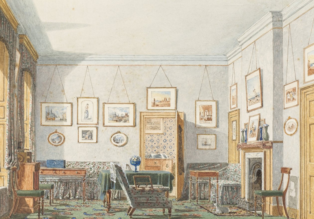 George James Drummonds Room em Oxford, 1853 de George Pyne
