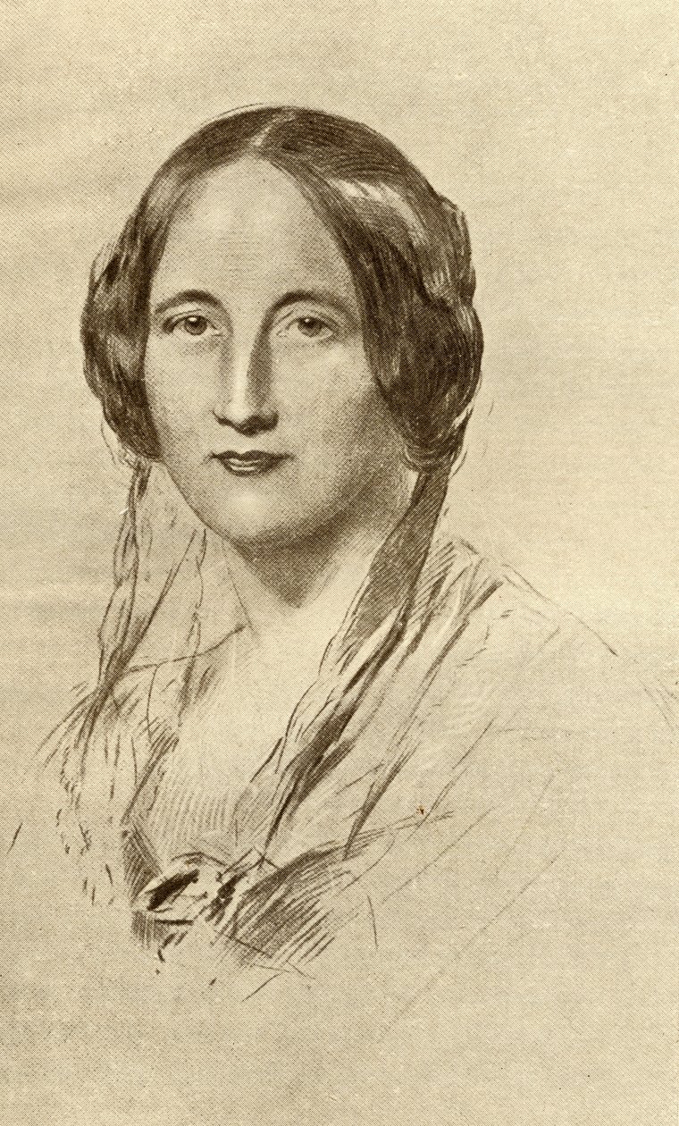 Elizabeth Cleghorn Gaskell (1810-65) de George Richmond