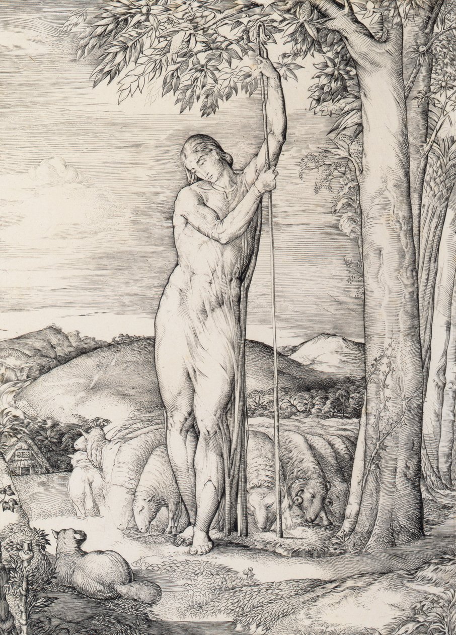 O pastor, 1828 de George Richmond