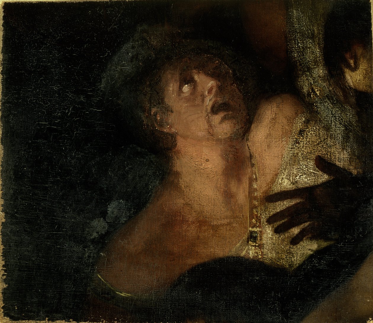 Um cortesão, fragmento de "A Tempestade", c.1790 de George Romney