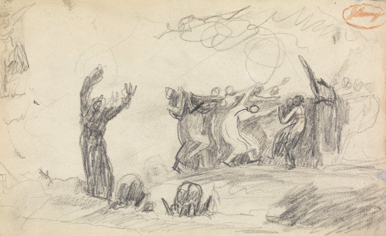Estudo de Composição de Figuras 12 de George Romney