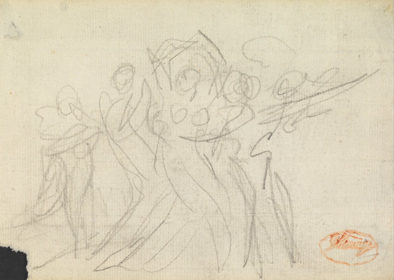 Estudo de composição de figura 27 de George Romney