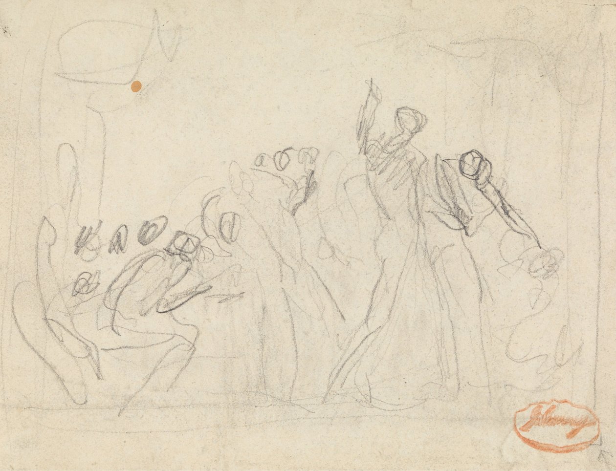 Estudo de Composição de Figuras 33 de George Romney