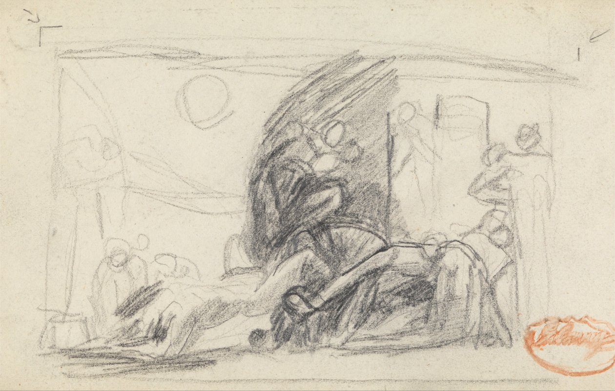 Estudo de composição de figura 4 de George Romney