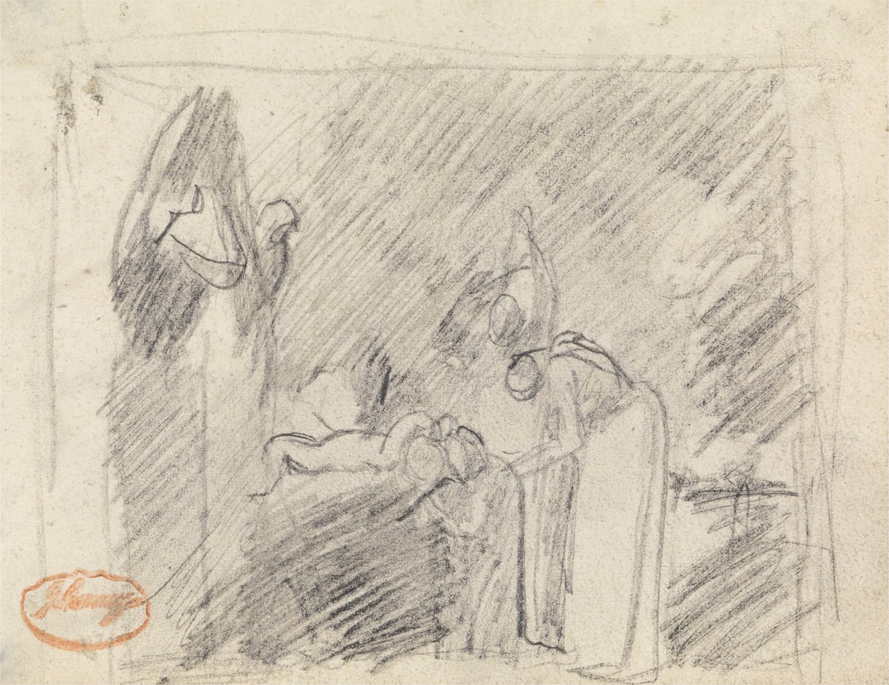 Estudo de Composição de Figuras 42 de George Romney