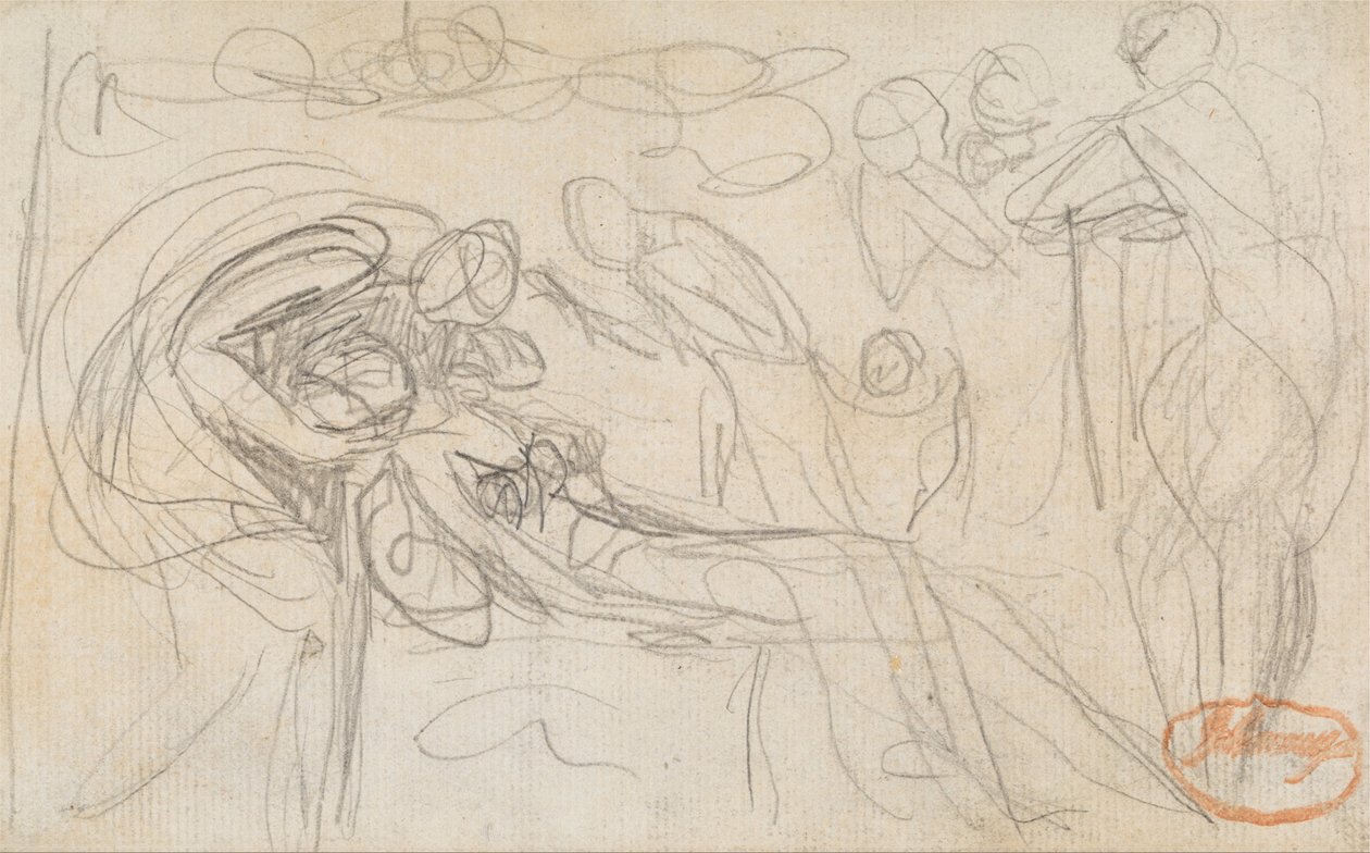 Estudo de composição de figura 49 de George Romney