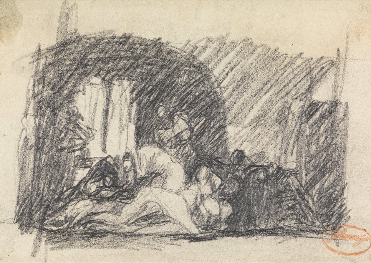 Estudo de Composição de Figuras 7 de George Romney