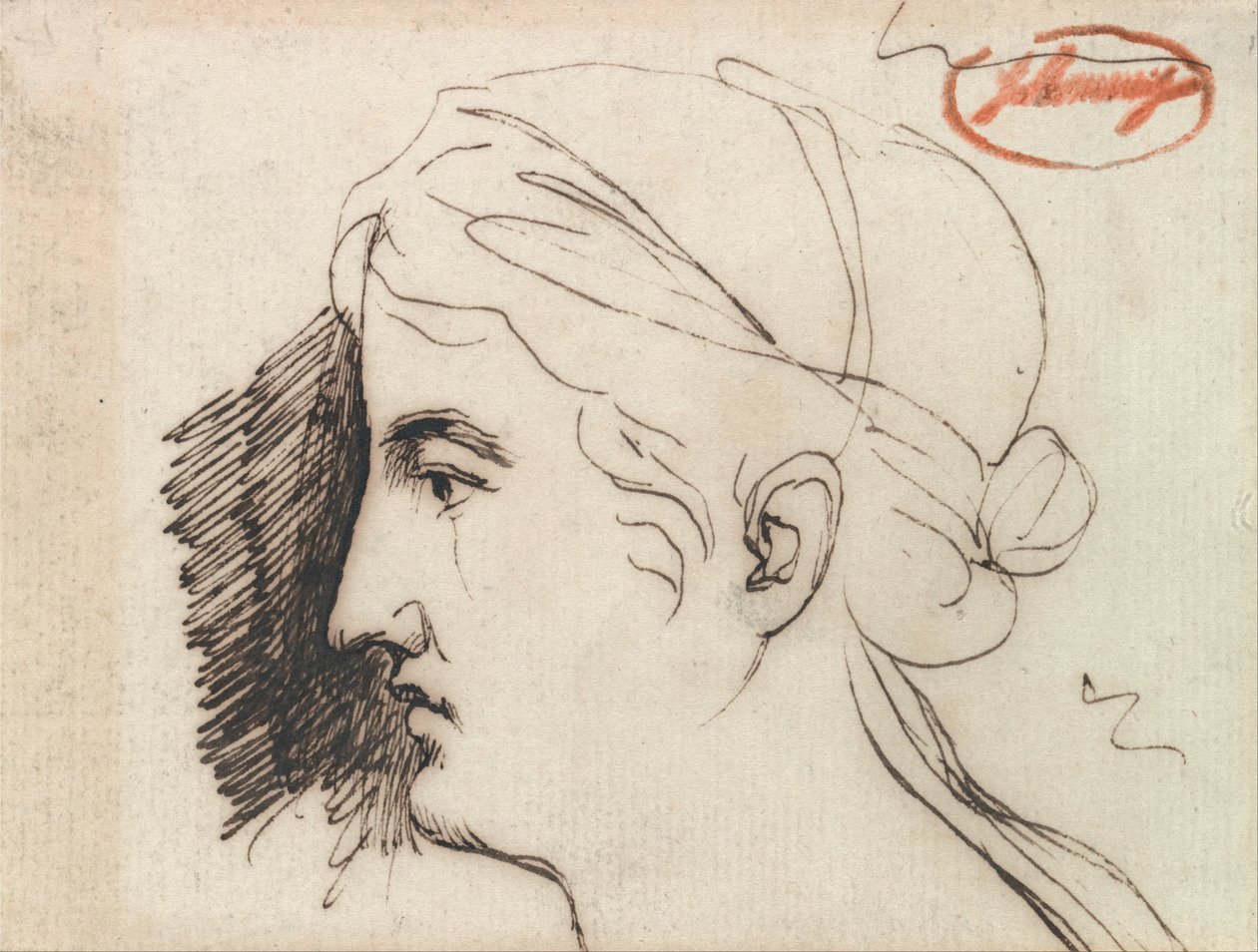 Cabeça de uma mulher de George Romney