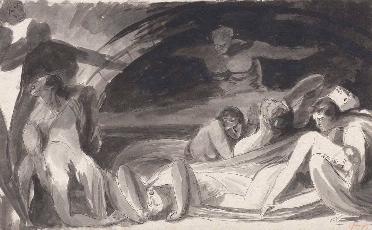 Howard visitando uma prisão de George Romney