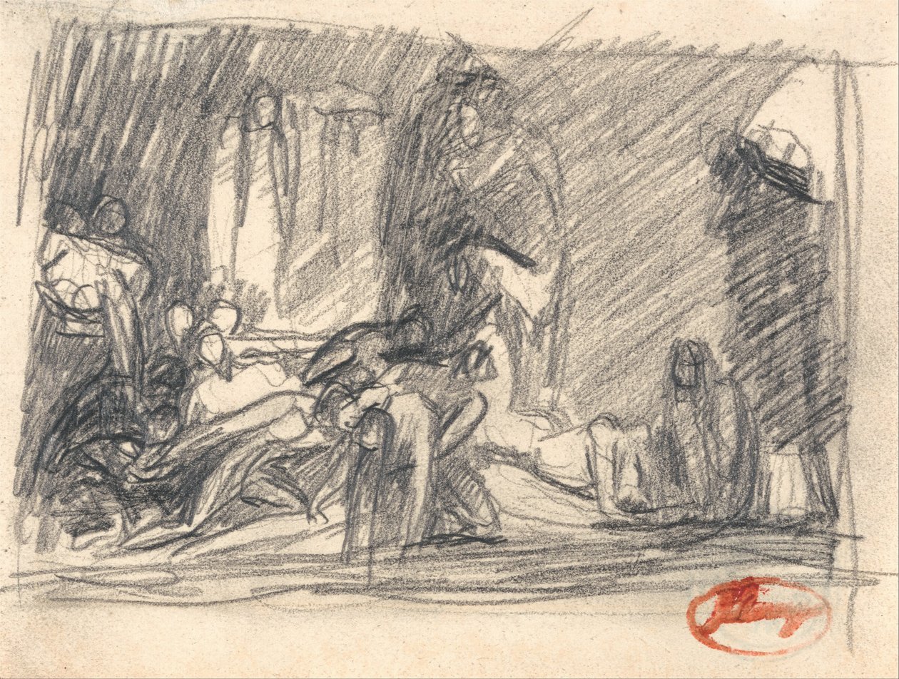 Howard visitando uma prisão de George Romney