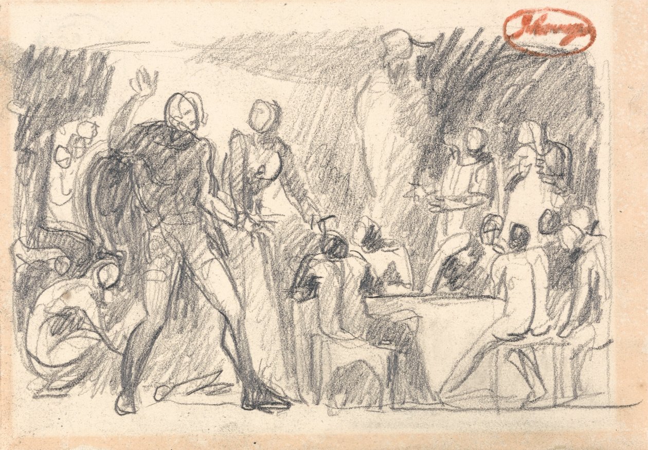 MacBeth - cena do banquete de George Romney