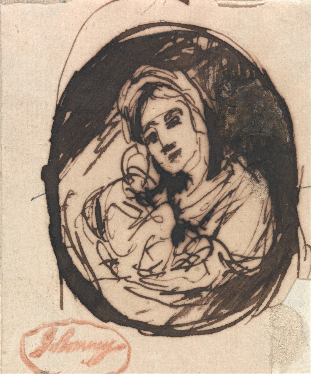 Mãe e filho de George Romney