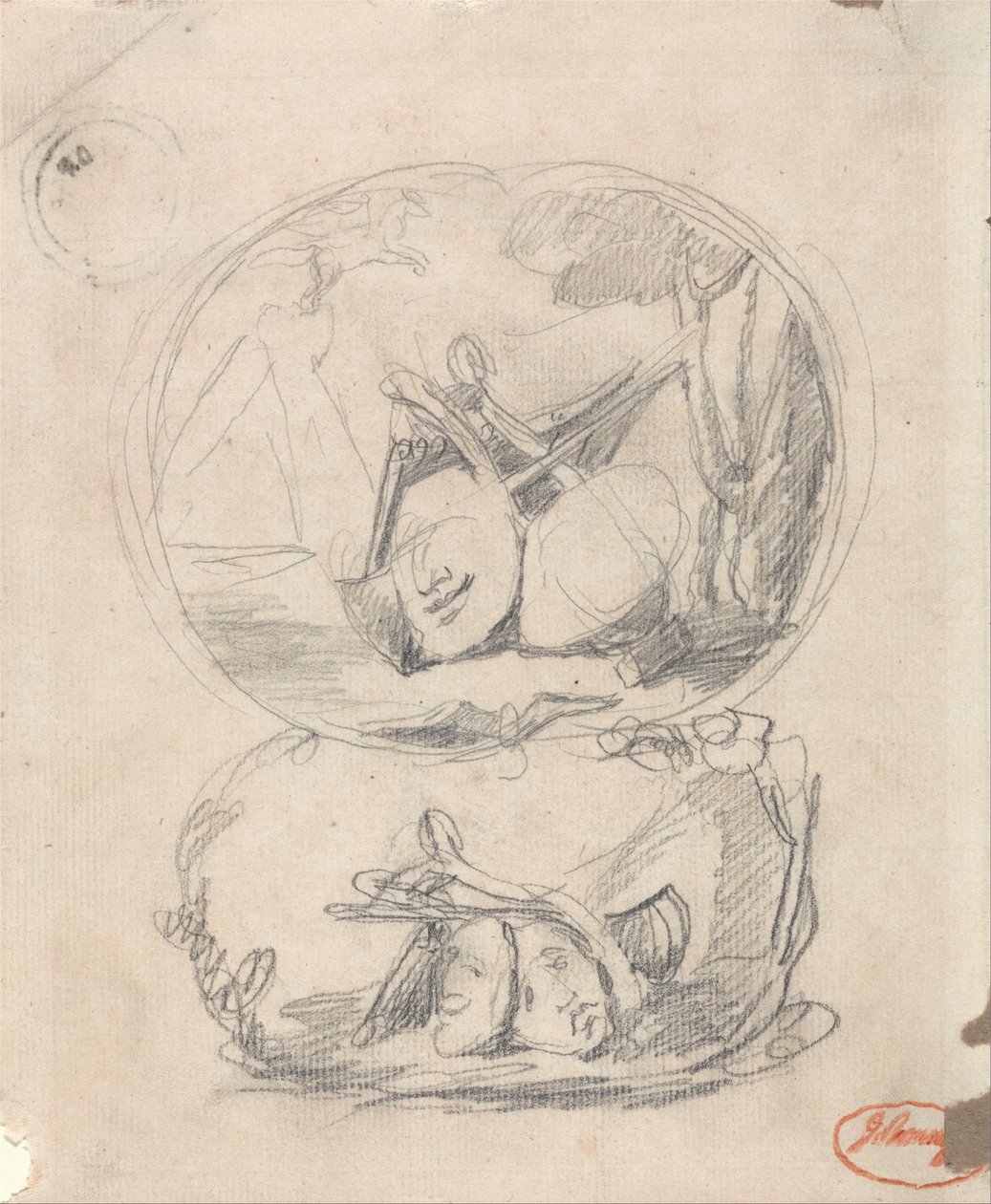 Frontispício de Richard Cumberland de George Romney