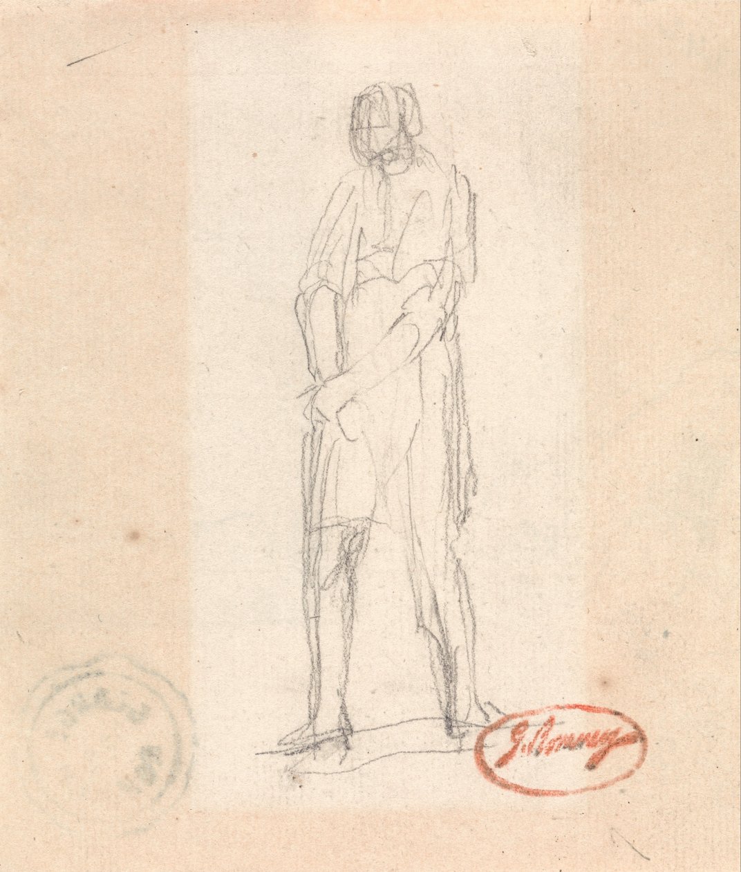 Figura em pé de George Romney
