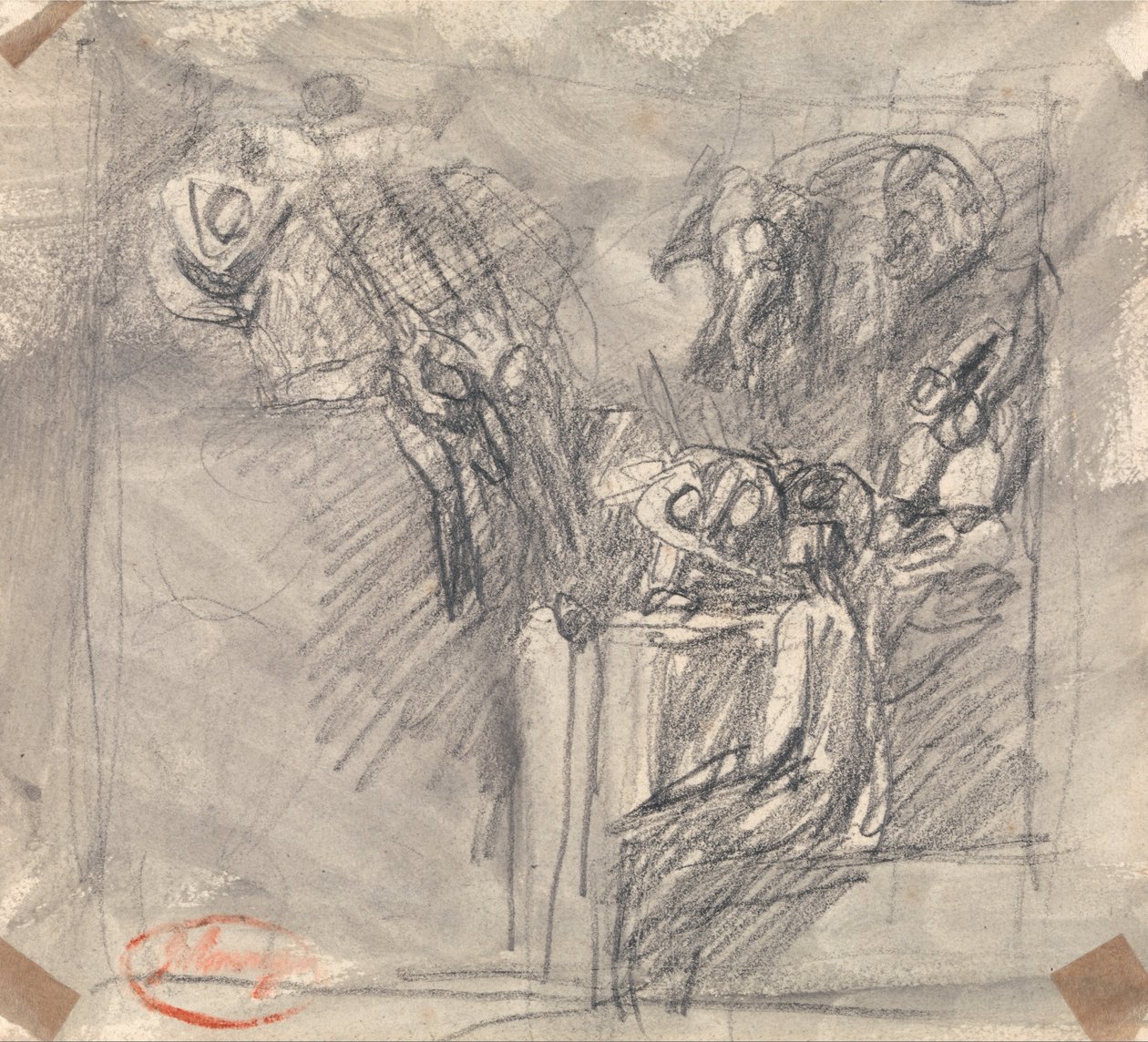 Tentação de Cristo de George Romney