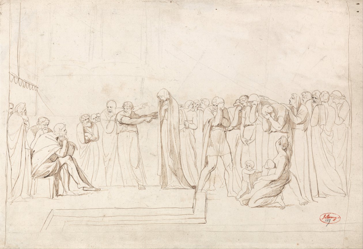 A acusação de Susanna pelos anciãos de George Romney