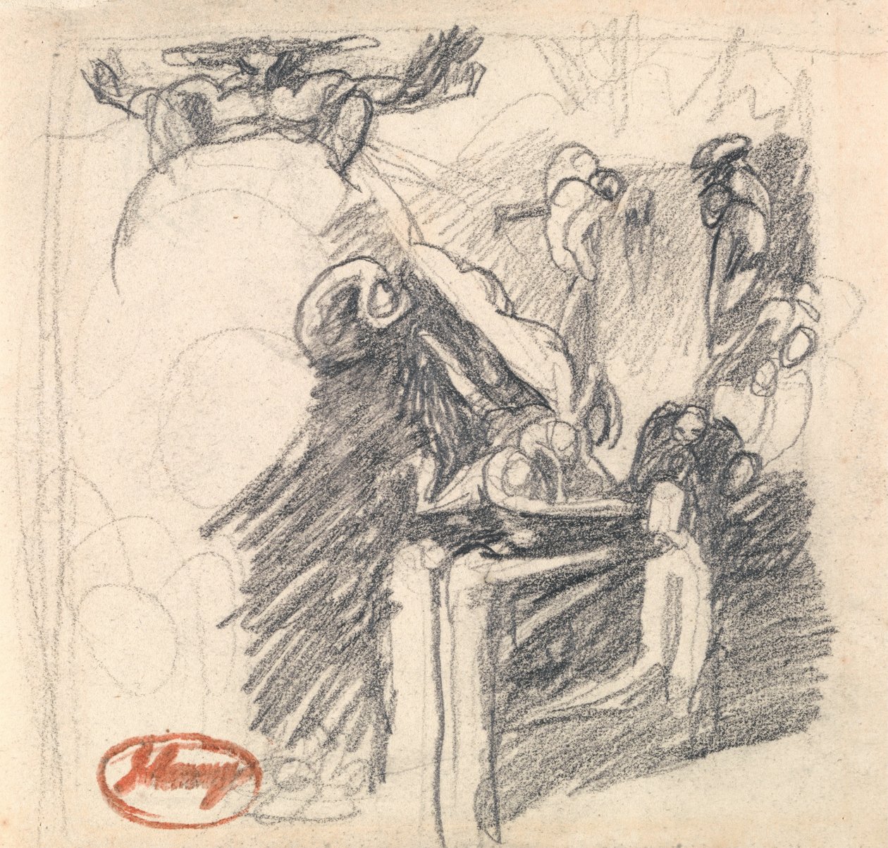 A tentação de Cristo de George Romney