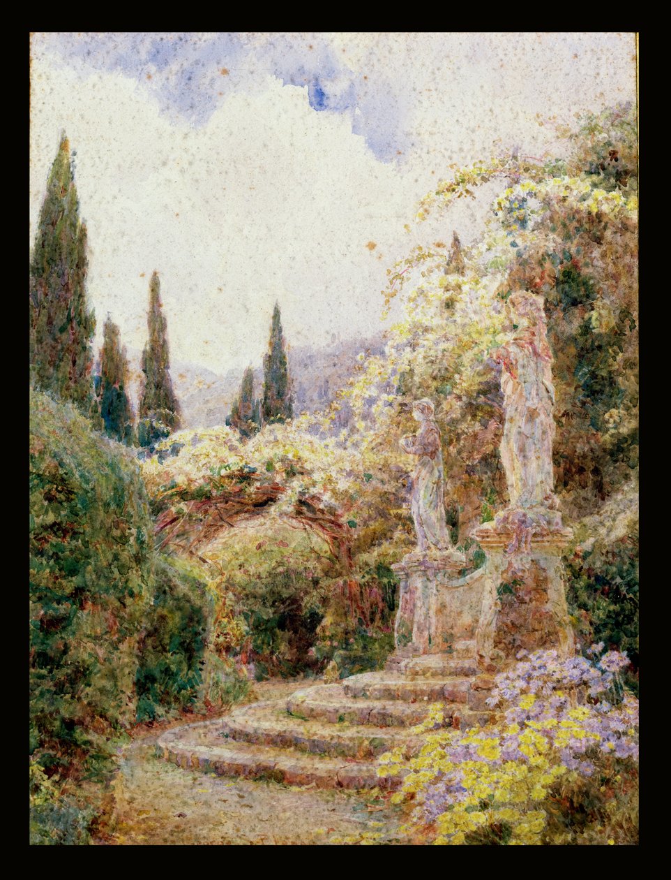 Flora e Pomona, Villa Arson, Nice de George Samuel Elgood