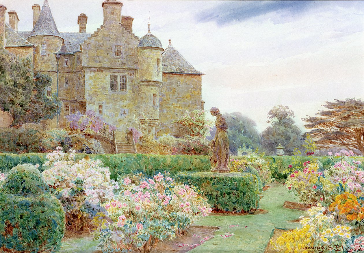 O jardim de rosas, Balcaskie de George Samuel Elgood