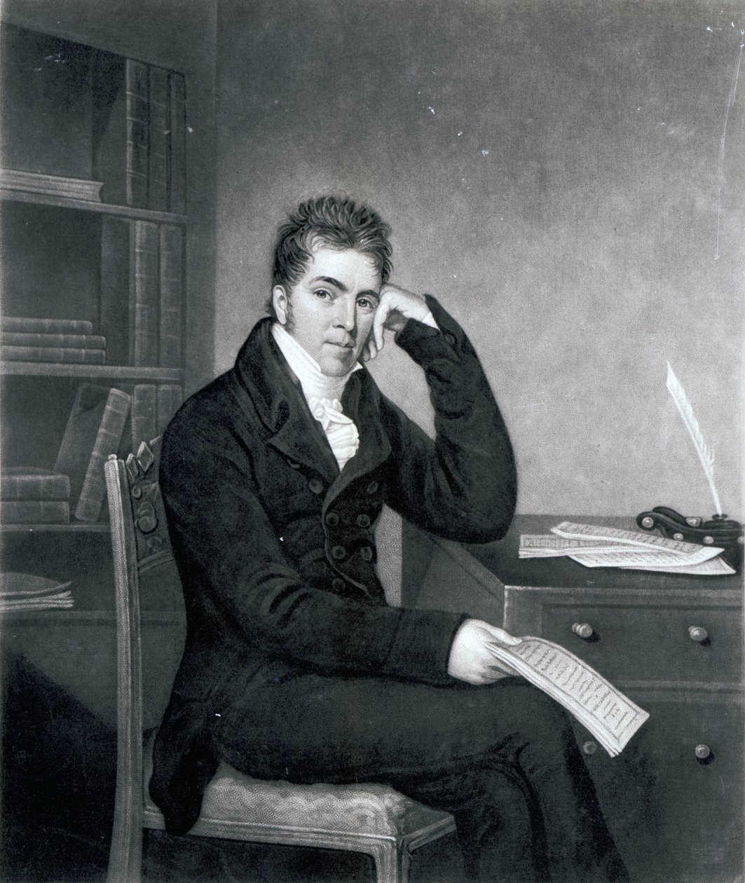 Pierce Egan, gravado por Charles Turner de George Sharples