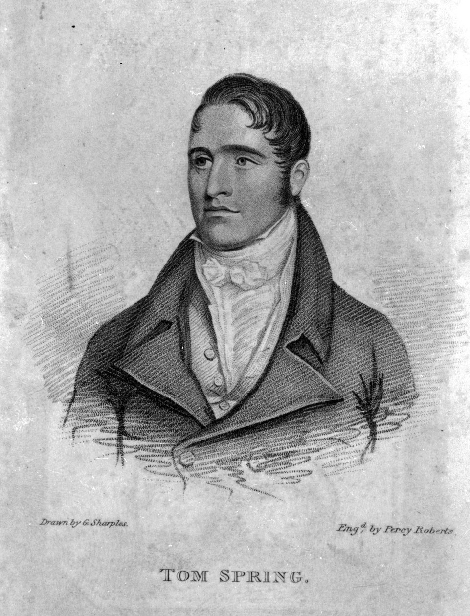 Tom Spring, gravado por Percy Roberts de George Sharples