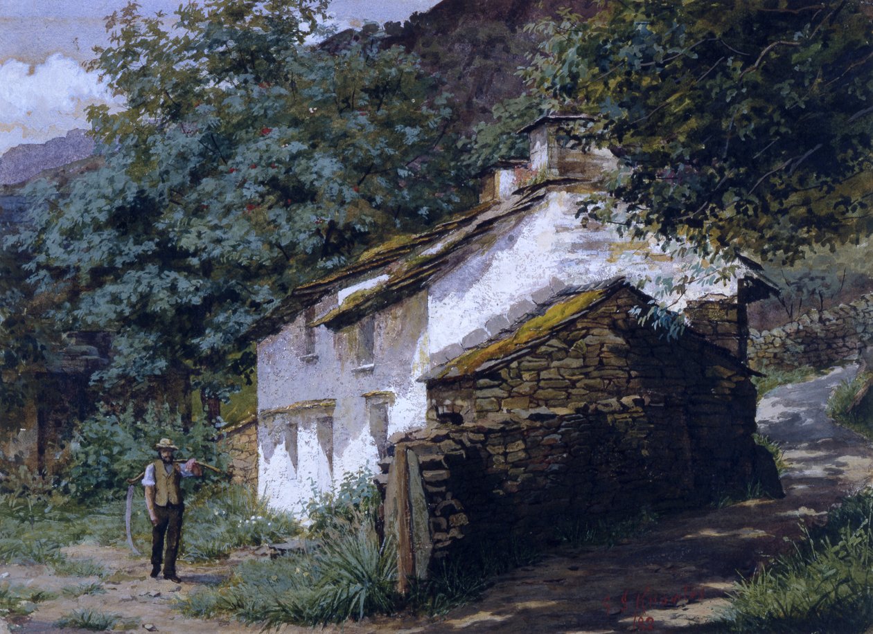 Casa de campo de Easedale, 1882 de George Sheridan Knowles