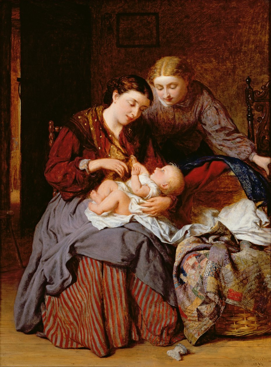 Mãe e bebê de George Smith