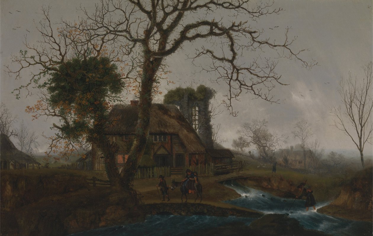 Paisagem de inverno de George Smith