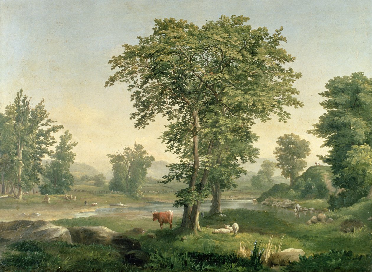 Paisagem, 1846 de George Inness