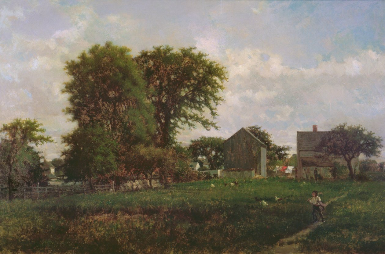 Paisagem de Massachusetts, 1865 de George Inness
