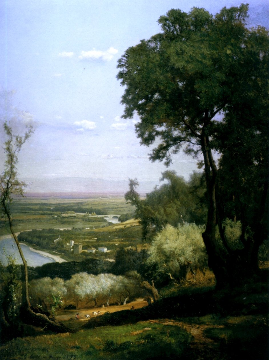 Perto de Perugia, Itália, 1872 de George Inness