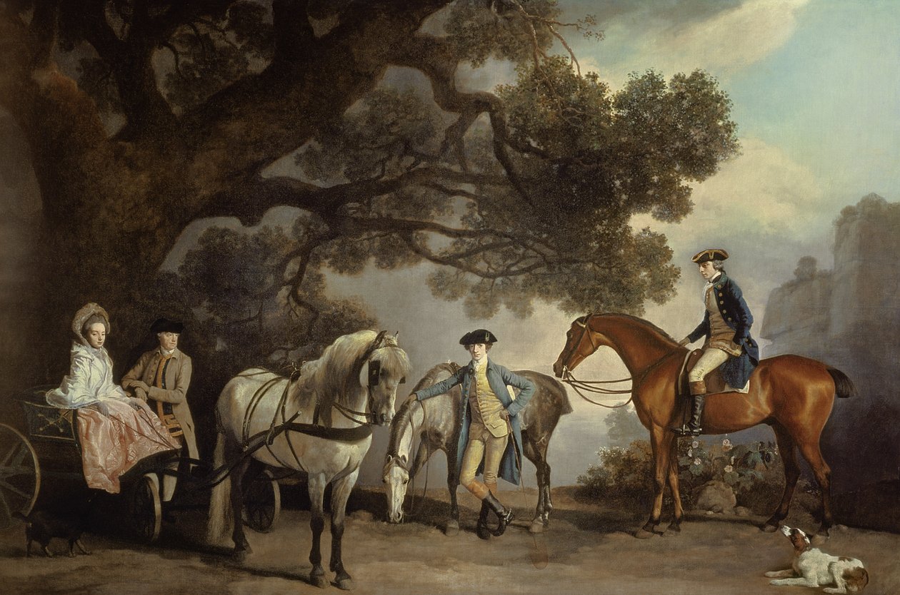 Famílias de Melbourne e Milbanke, de George Stubbs