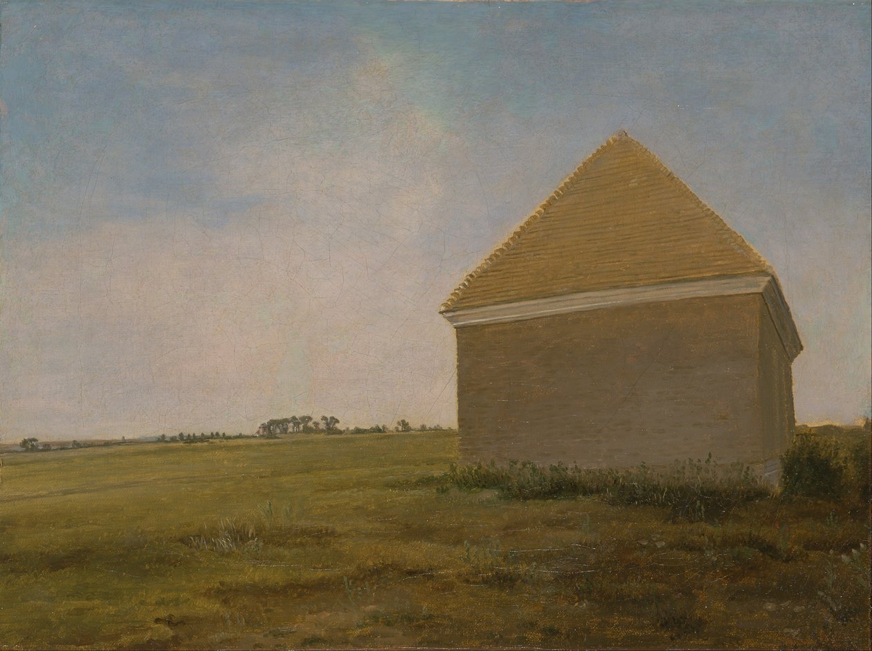 Newmarket Heath, com uma casa friccionada de George Stubbs