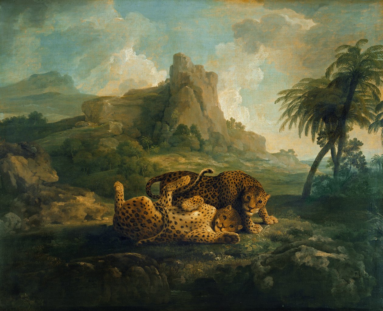 Tygers no Play, c.1763-8 de George Stubbs