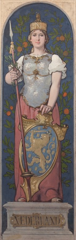 Alegoria na Holanda de George Sturm