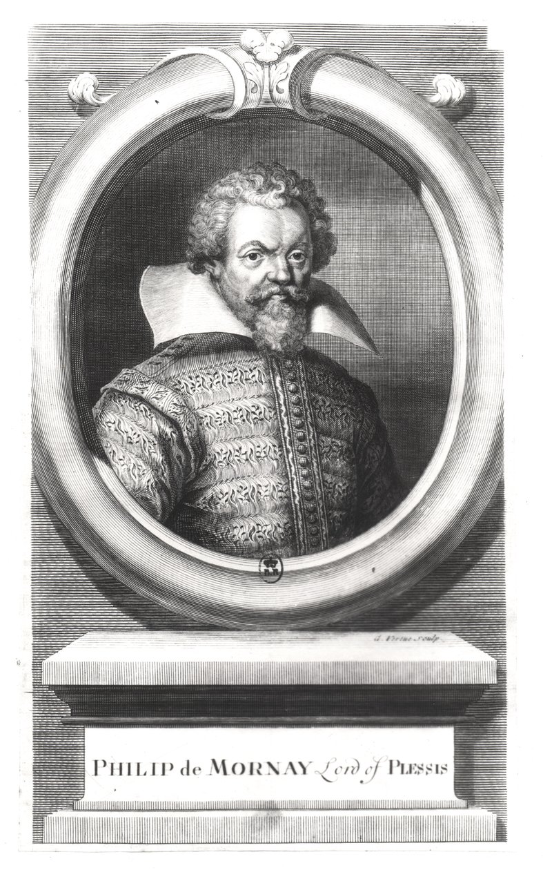 Philip de Mornay, conde de Plessis (1549-1623) de George Vertue
