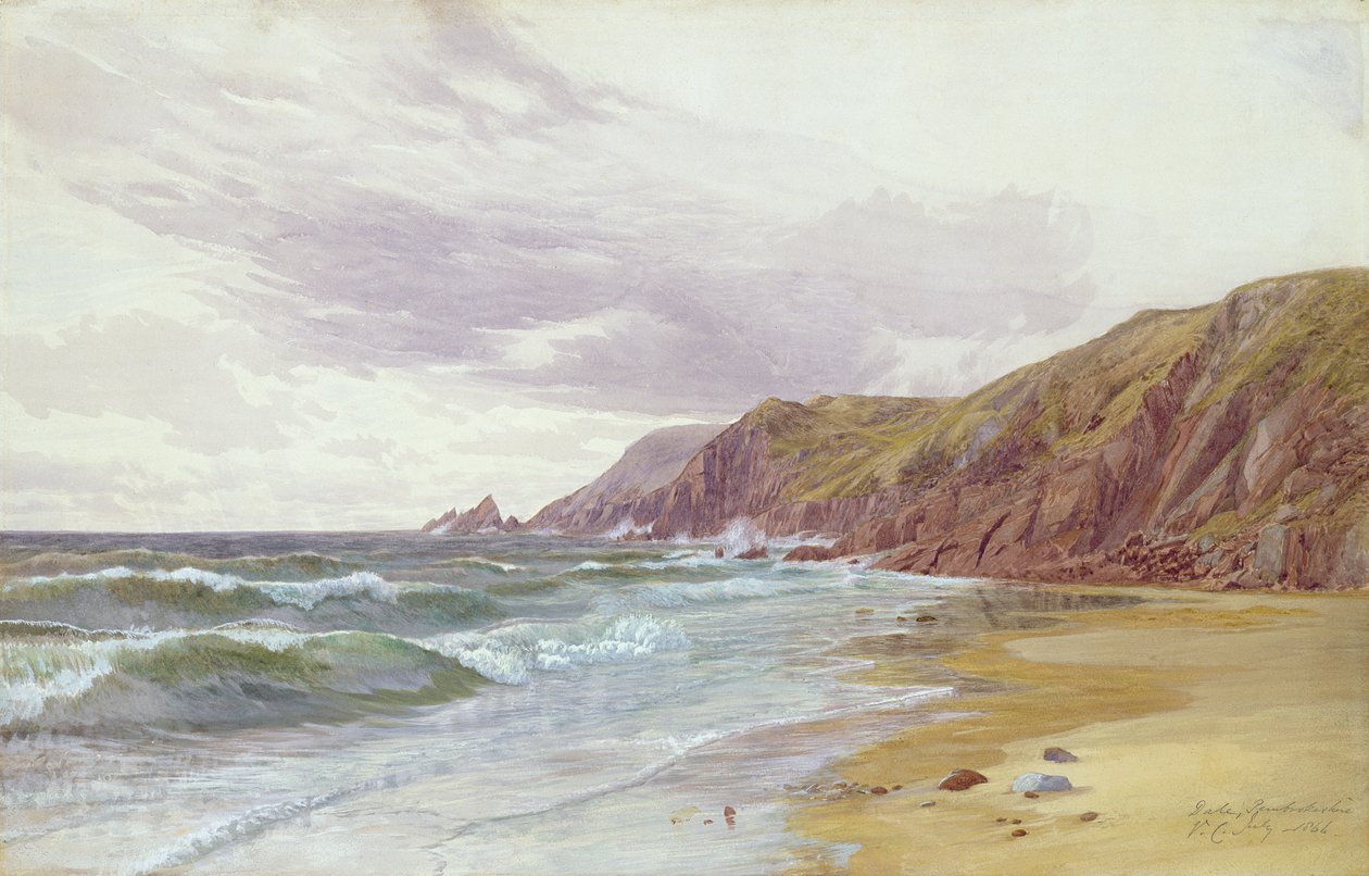 Dale, Pembrokeshire, julho de 1866 de George Vicat Cole